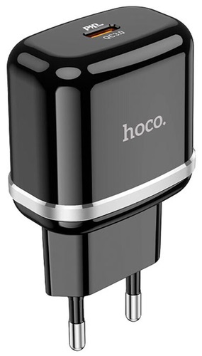 Сетевое зарядное устройство HOCO 1 PD 20W, 3.0 QA (N24)
