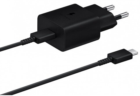 Сетевая зарядка Samsung  (EP-T1510), кабель USB Type-C (1m) (RU)