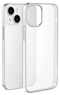 Силиконовый чехол для iPhone 14, прозрачный
