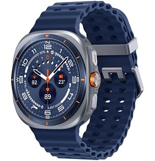 Умные часы Samsung Galaxy Watch Ultra 47 мм, Wi-Fi + LTE, Titanium Blue (2025)
