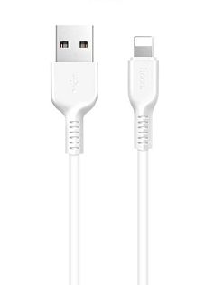 Кабель USB Lightning 2.4A HOCO Premium X20, 1м, белый