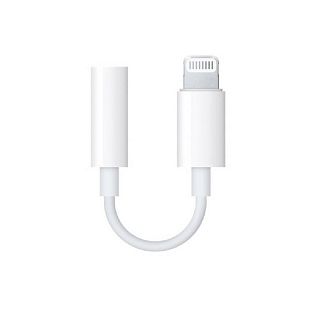 Переходник Apple Lighting - Jack 3.5, белый 