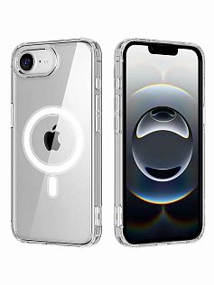 Чехол с поддержкой MagSafe для iPhone 16e, прозрачный
