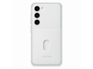 Чехол-накладка Samsung Frame Case для Galaxy S23, поликарбонат, белый