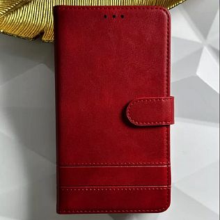 Чехол-книжка для Xiaomi Redmi Note 13 Pro+ 5G, красный
