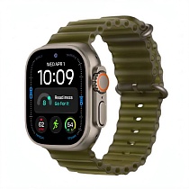 Умные часы Apple Watch Ultra 4 49mm Natural Titanium Case GPS + Cellular, Translucent Kelp Ocean Band