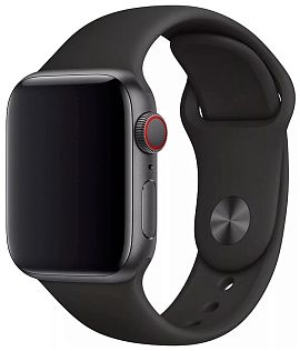 Силиконовый ремешок Series Loop для Apple Watch 42/44/45/46/49мм, черный