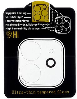 Защитное стекло для камеры Apple iPhone 12/12 mini Lens Shield,  прозрачный черный