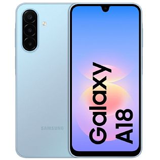 Смартфон Samsung Galaxy A18 4/128 ГБ, Dual nano SIM, голубой