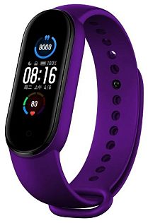 Силиконовый ремешок для Xiaomi Mi Band 8, фиолетовый