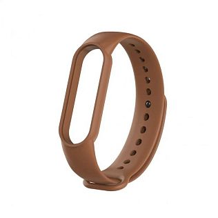 Ремешок для фитнес-браслета Xiaomi Mi Band 5/6/7, коричневый