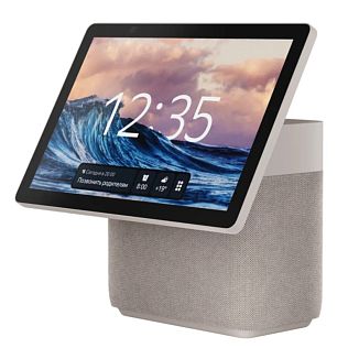 Яндекс Станция Дуо Макс с Алисой, бежевый, с Zigbee, 60 Вт, Новая умная колонка