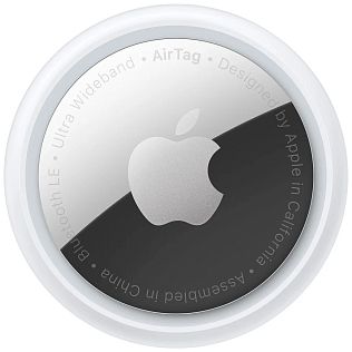 Трекер Apple AirTag белый/серебристый 1 шт
