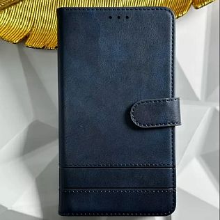 Чехол-книжка для Xiaomi Redmi Note 13 Pro+ 5G, синий 