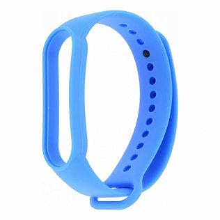 Ремешок для фитнес-браслета Xiaomi Mi Band 5/6/7, голубой
