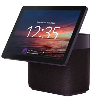 Яндекс Станция Дуо Макс с Алисой, красный, с Zigbee, 60 Вт, Новая умная колонка