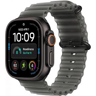 Умные часы Apple Watch Ultra 4 49mm Black Titanium Case GPS + Cellular, Translucent Black Ocean Band