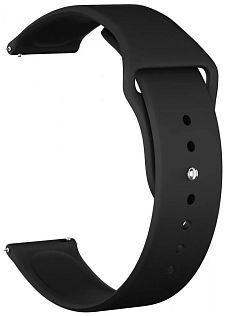 Ремешок силиконовый Galaxy Watch 44-46mm, черный