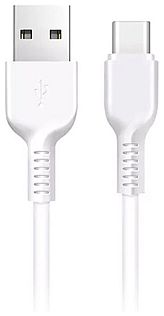 Кабель USB Type-C 3A HOCO Premium X20, 1м, белый