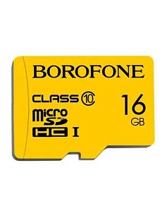 Карта памяти Borofone MicroSD 16GB Class 10