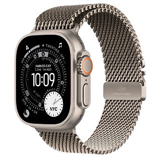Умные часы Apple Watch Ultra 3 2025 49mm Natural Titanium Case GPS + Cellular, Natural Titanium Milanese Loop
