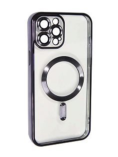 Чехол с бортом Magnetic для Apple iPhone 15 Pro, фиолетовый