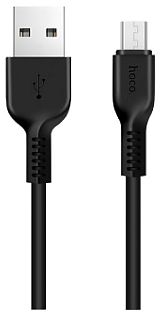 Кабель USB Micro HOCO Premium X20, 2м, черный