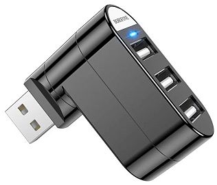 Хаб USB-концентратор Borofone DH3, черный