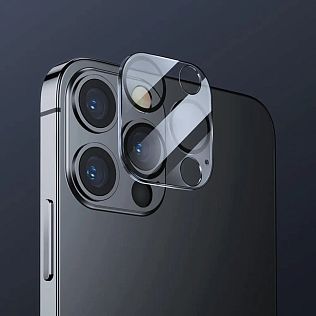 Защитное стекло для камеры Apple iPhone 13 Pro/13 Pro Max ANMAC, прозрачный черный