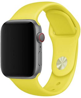 Силиконовый ремешок Series Loop для Apple Watch 42/44/45/46/49мм, желтый