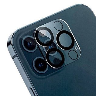 Защитное стекло для камеры Apple iPhone 12 Pro ANMAC, прозрачный черный