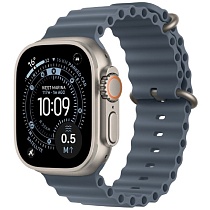 Умные часы Apple Watch Ultra 3 2025 49mm Natural Titanium Case GPS + Cellular, Anchor Blue Ocean Band