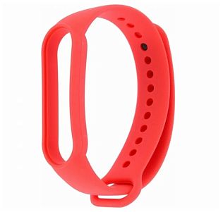 Ремешок для фитнес-браслета Xiaomi Mi Band 5/6/7, красный