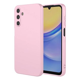 Силиконовый чехол-накладка для Samsung Galaxy A15, розовый